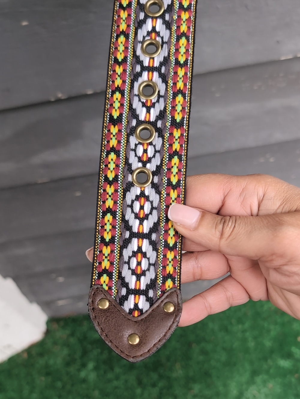 Mossimo Supply Co. Brown Leather Boho Belt
